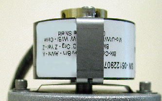 inverted flex mount optical encoder