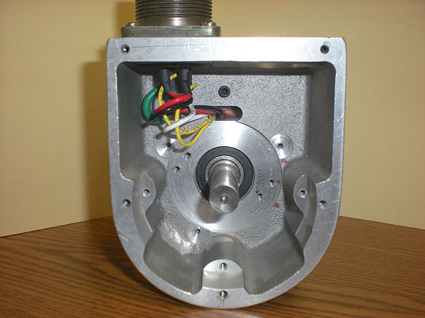 Recessed-motor-housing-stra inverted flex mount optical encoder