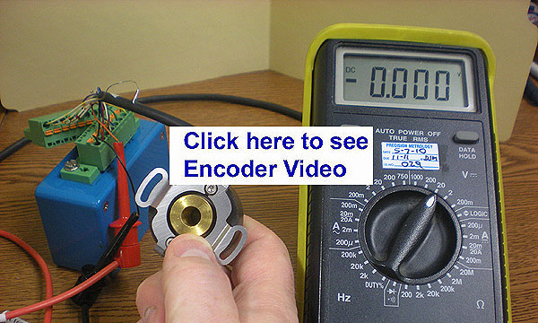 Find Index Pulse on Incremental Encoder with Digital Multimeter