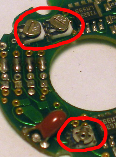 potentiometer type encoder