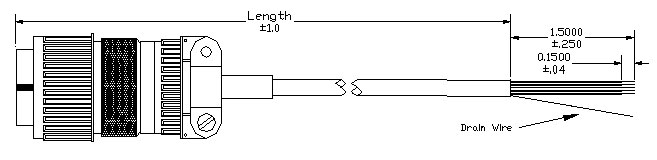 rotary encoder interface cable, qdh20 interface cable