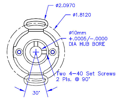 incremental encoder shaft tolerance