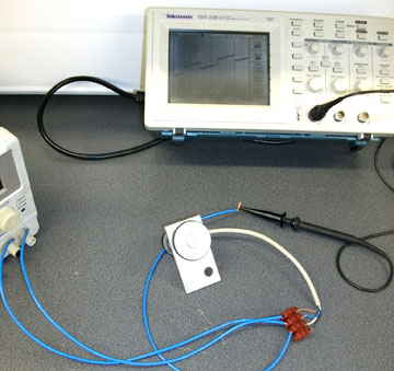 calculating encoder RPM using an oscilloscope